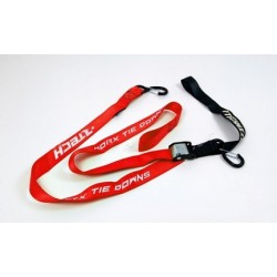 Cinghie per trasportare moto RACETECH (Rosso)